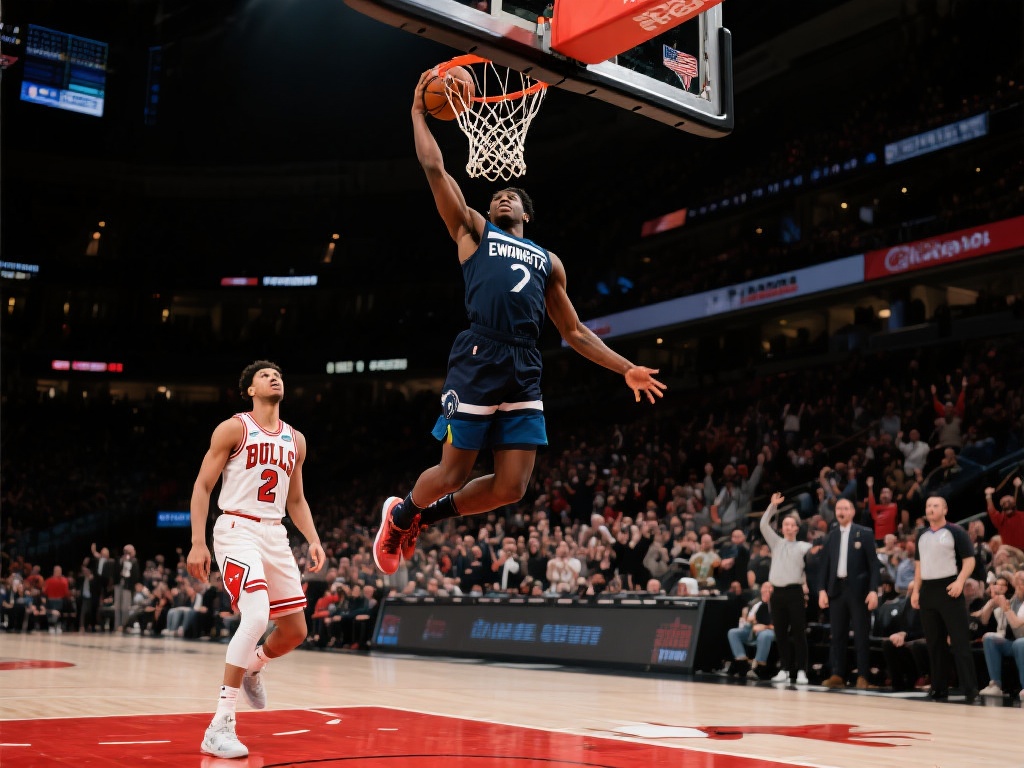 迪文琴佐妙传助攻 爱德华兹飞身暴扣