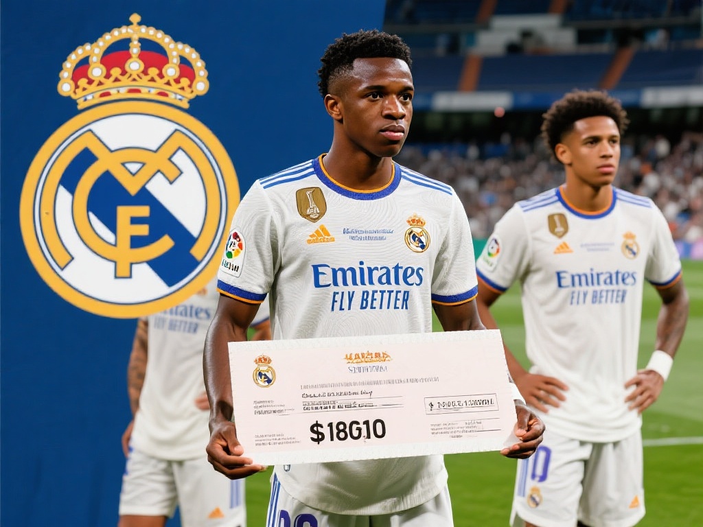 西媒：维尼修斯要求税后年薪2000万欧，续约谈判暂无突破