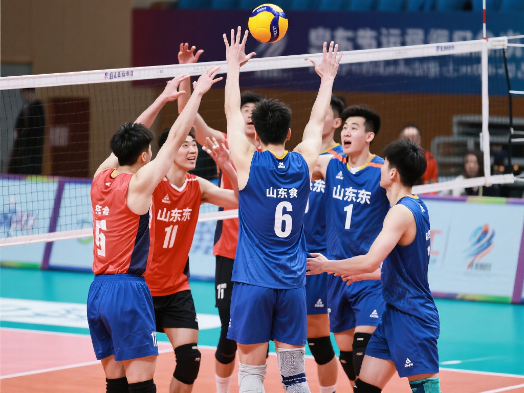山东男排成功晋级全运会决赛阶段比赛