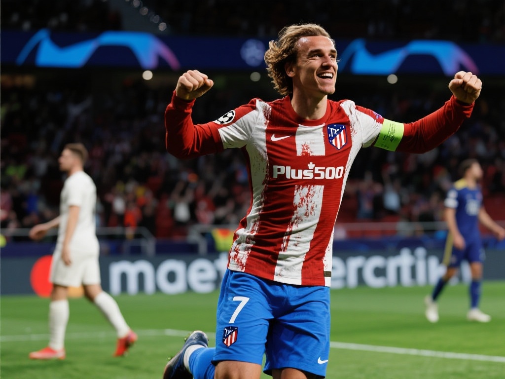 阿尔瓦雷斯闪耀格里兹曼梅开二度，马竞4-1五连胜挺进欧冠16强