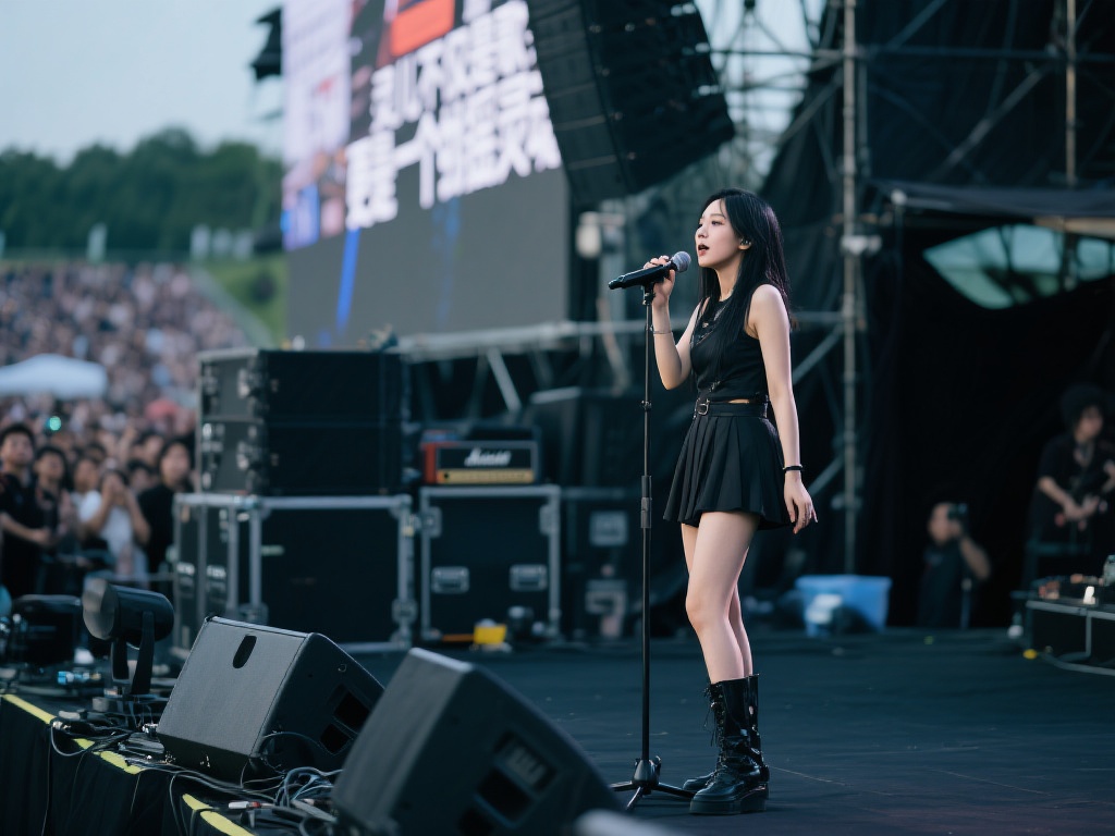 灵儿舞台幕后揭秘：她是你心中的摇滚女神吗？