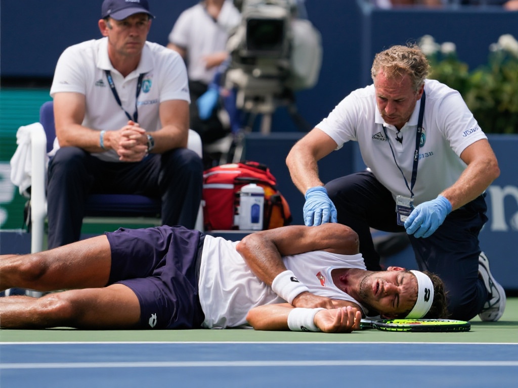 揪心时刻！英国网球选手琼斯比赛中意外昏倒引关注