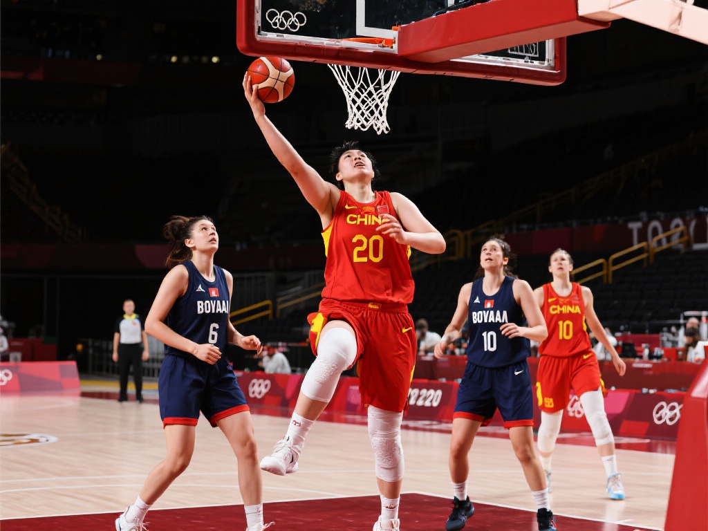 中国女篮内线制霸，大胜波黑勇夺胜利