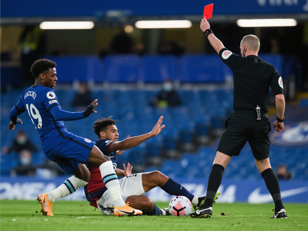 英超官方详解杰克逊红牌：VAR认定严重犯规，建议主裁重新审查