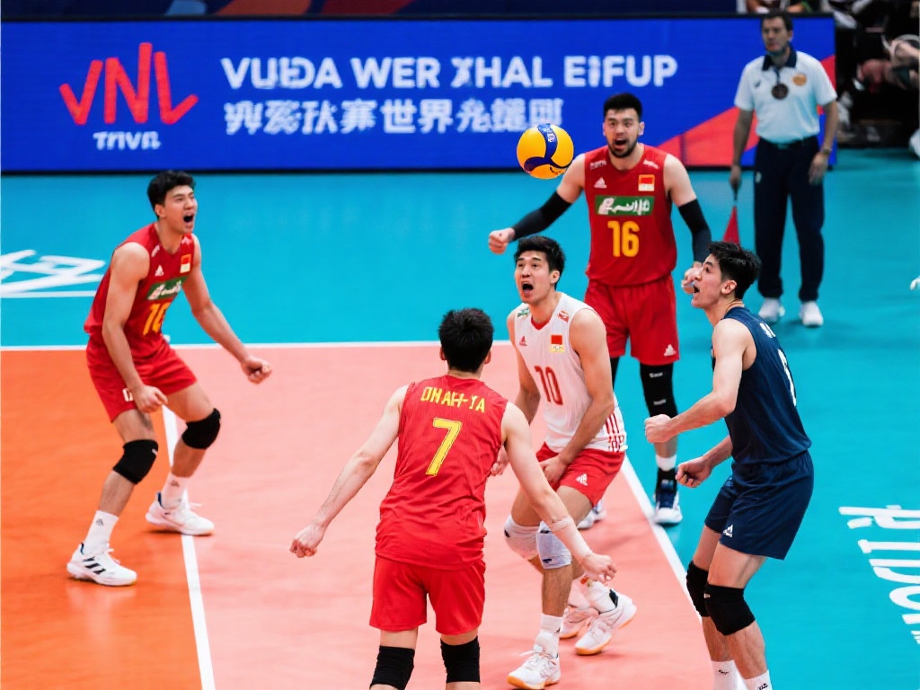 中国男排全力备战排球世联赛迎挑战